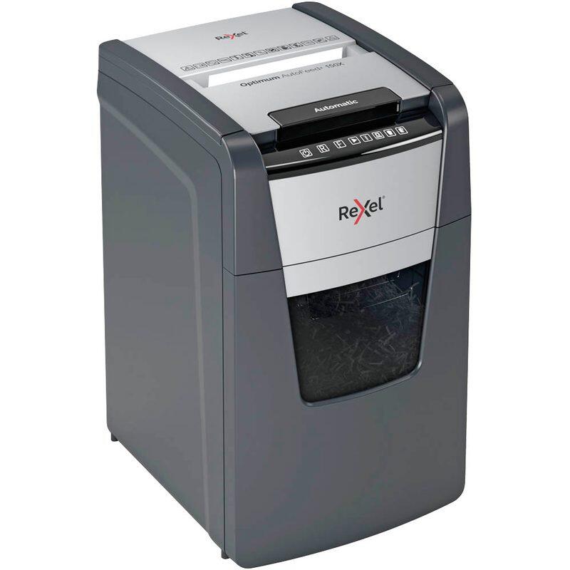 Rexel Optimum AutoFeed 150X Aktenvernichter mit Partikelschnitt