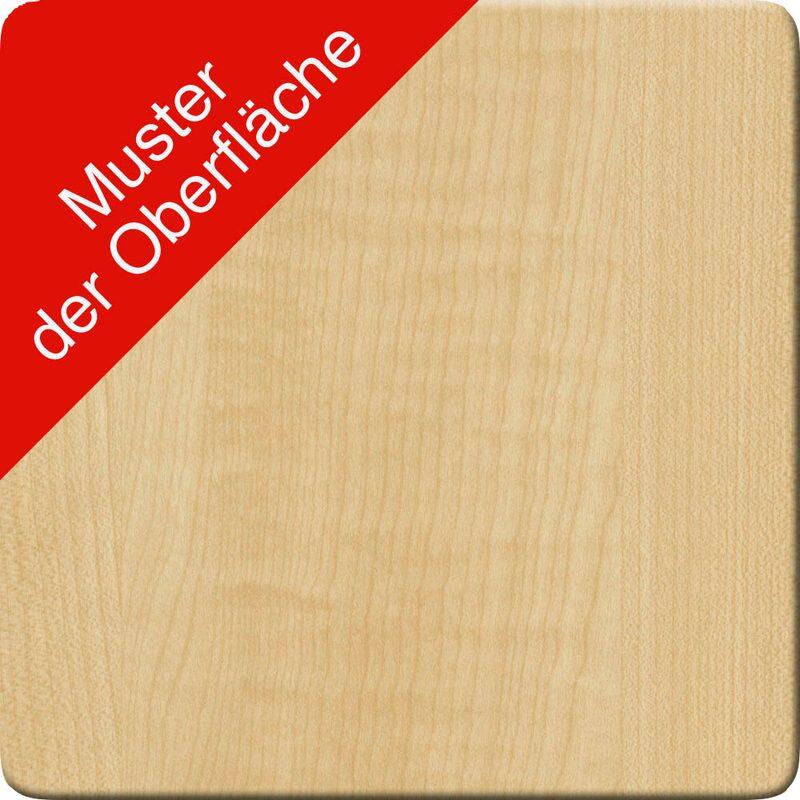 HAMMERBACHER XBHM2E höhenverstellbarer Schreibtisch 65,0 - 130,0 cm - elektrisch ahorn / silber