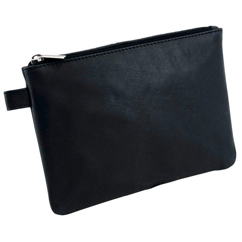 Alassio Reißverschlussbeutel 23x16cm schwarz