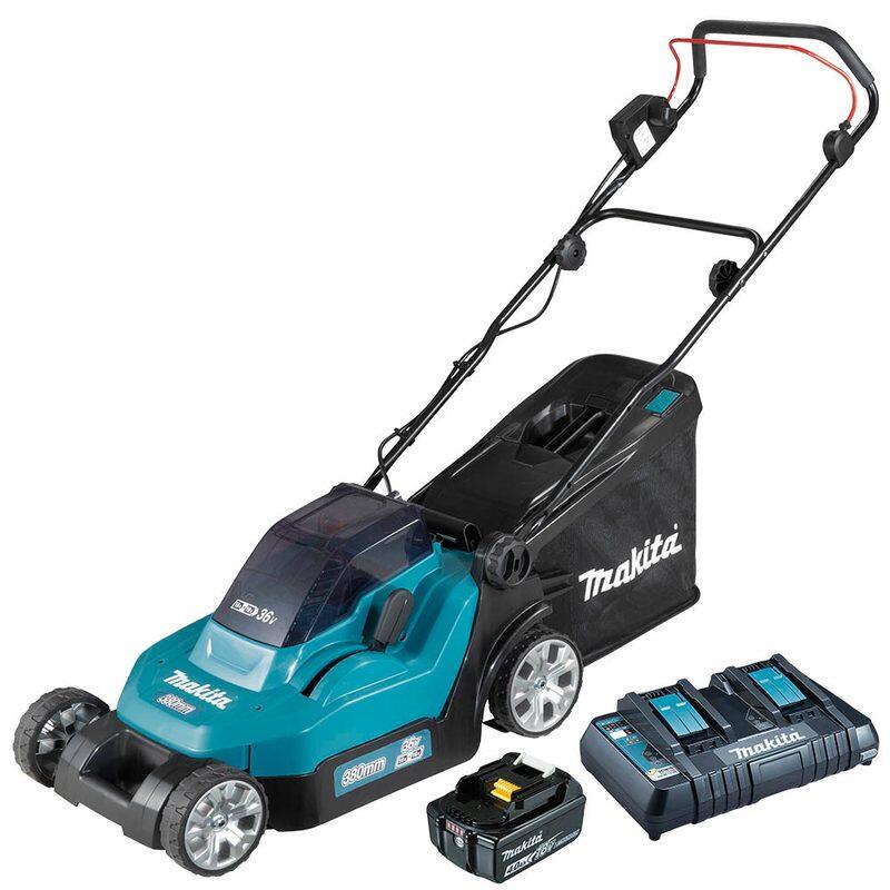 makita DLM382PM2 Akku-Rasenmäher