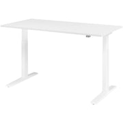 HAMMERBACHER XMKA16 höhenverstellbarer Schreibtisch 70,0 - 120,0 cm - elektrisch weiß / weiß