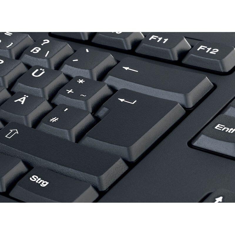 Kensington ValuKeyboard Tastatur kabelgebunden schwarz
