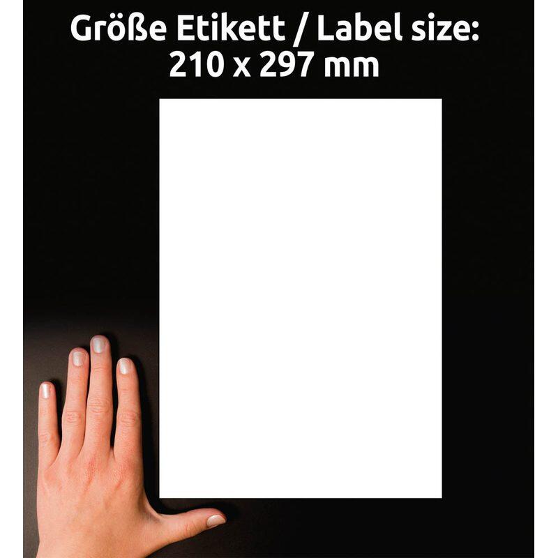 AVERY Zweckform Etiketten L4735REV-25 weiß 210,0 x 297,0 mm