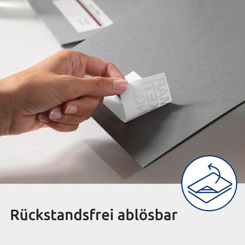 AVERY Zweckform Etiketten L4743REV-25 weiß 99,1 x 42,3 mm