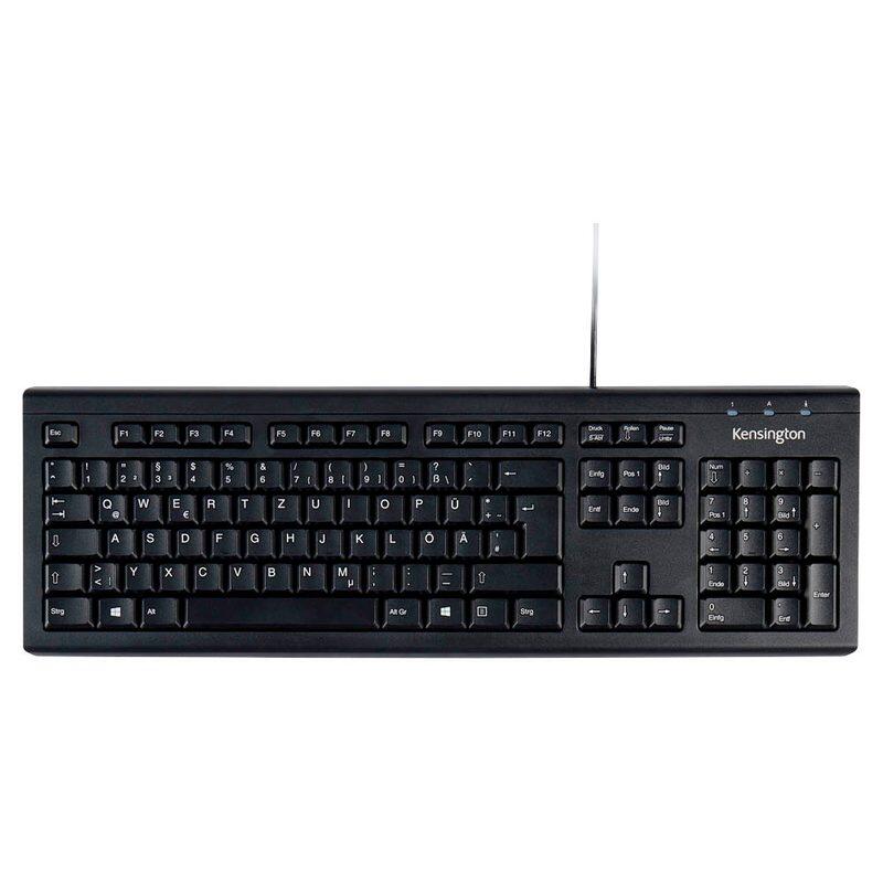 Kensington ValuKeyboard Tastatur kabelgebunden schwarz