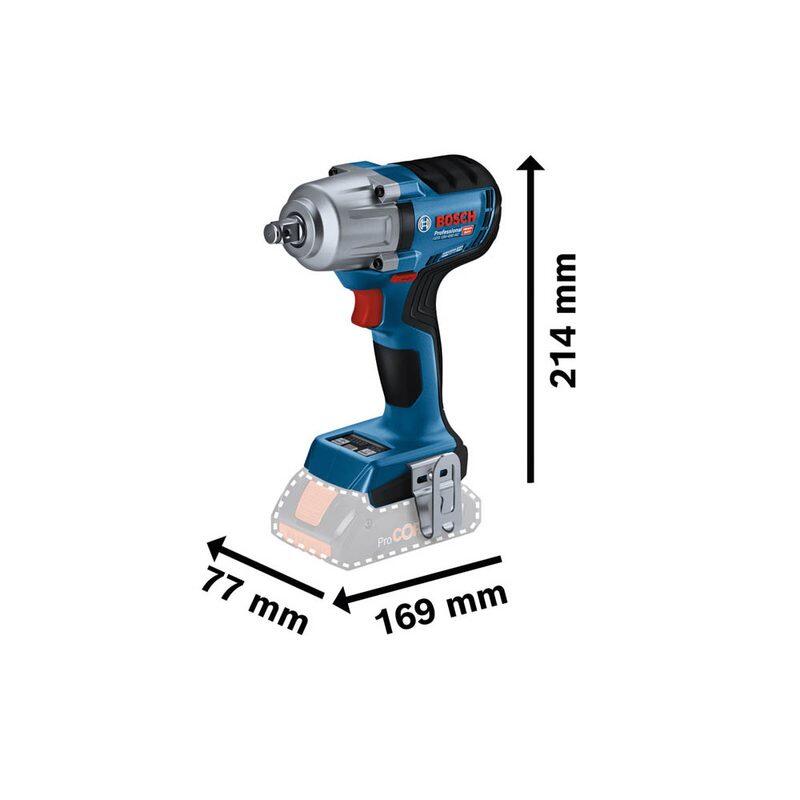 BOSCH Professional Akku-Schlagschrauber-Set GDS 18V-450 HC