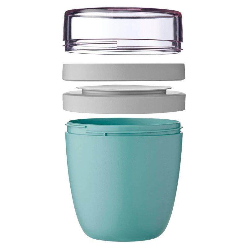 MEPAL Lunchpot Ellipse Speisebehälter 10.7 cm 500 + 200 ml grün