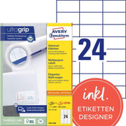 AVERY Zweckform Etiketten 3474-200 weiß 70,0 x 37,0 mm