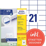 AVERY Zweckform Etiketten 3652-200 weiß 70,0 x 42,3 mm
