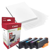 Canon Original CLI-571XL Druckerpatronen - Value Pack + Fotopapier