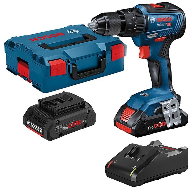 BOSCH Professional Akku-Schlagbohrschrauber-Set GSB 18V-55