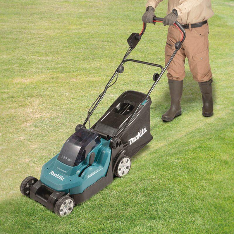 makita DLM382PM2 Akku-Rasenmäher