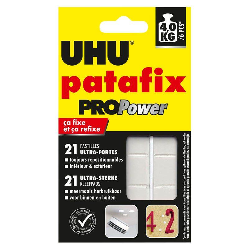 UHU ProPower doppelseitige Klebepads für max. 3,0 g 25 x 20,0 mm weiß