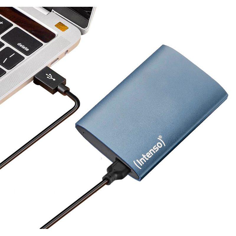 Intenso externe SSD PREMIUM 500GB, USB 3.2 Gen 1x1 Alu blau
