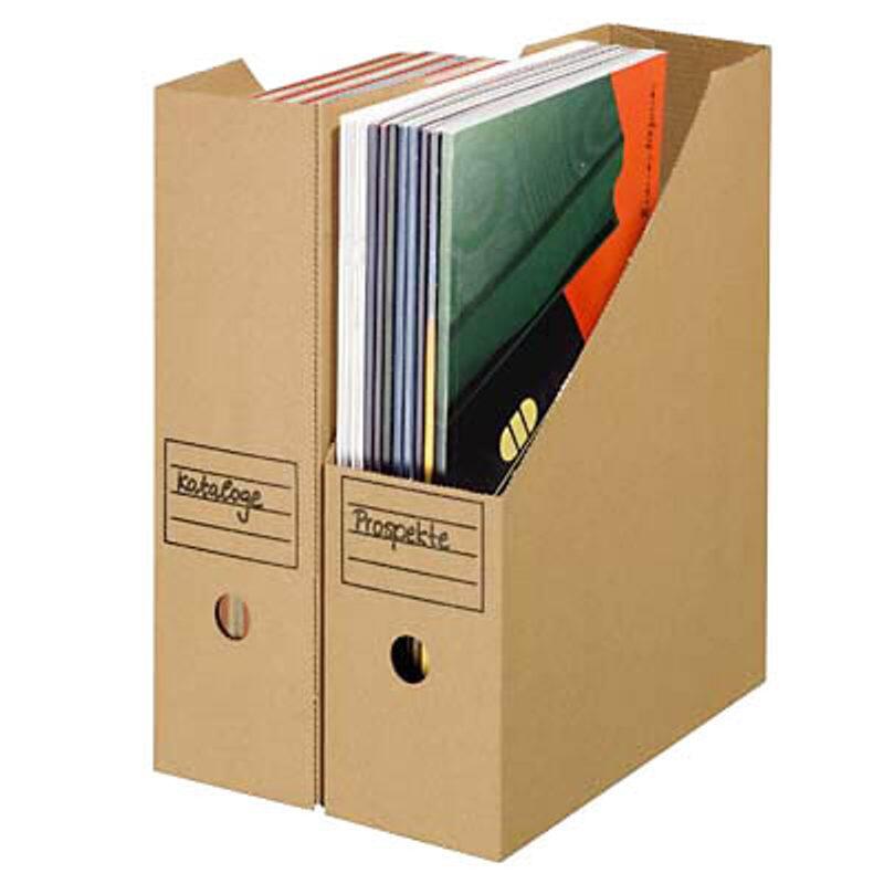 Top-Print Archiv-Stehsammler braun 10 Stück