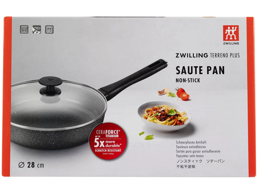 Zwilling - Terreno Plus Ceramic Saute Pan - Gray - 28 cm