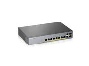 ZyXEL GS1350-12HP 8-port GbE Smart Managed PoE Switch with GbE Uplink (130W)