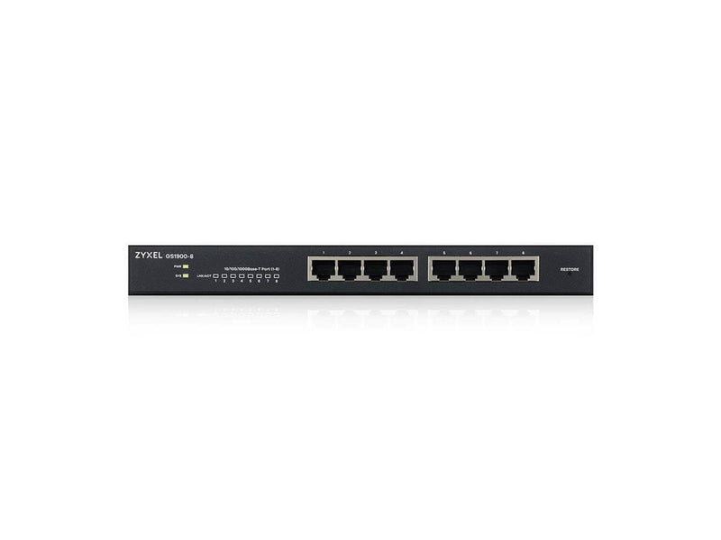 ZyXEL GS1900-8-port GbE Smart Managed Switch