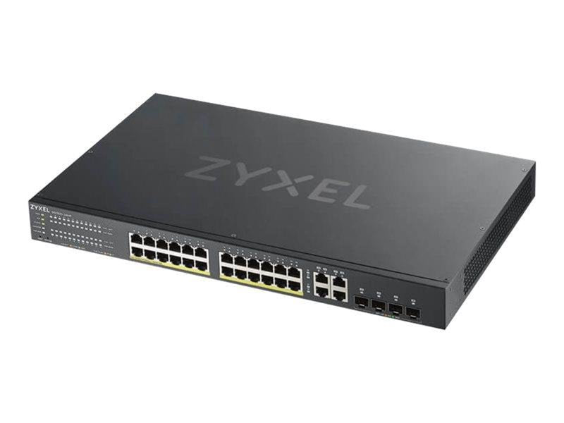 ZyXEL GS1920-24HPv2 24-port GbE Smart Managed PoE+ / 4 x combo Gigabit SFP+
