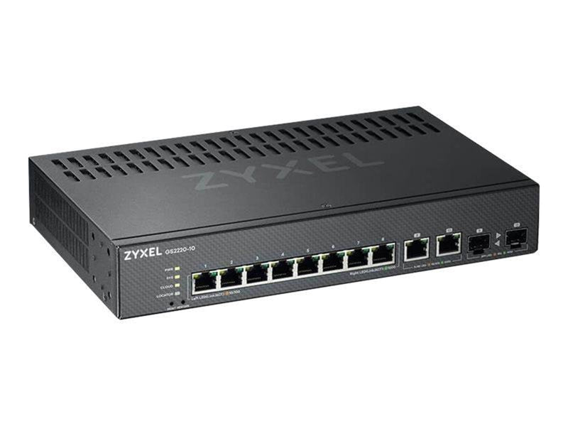 ZyXEL GS2220-10 8-Port GbE L2 Managed Switch