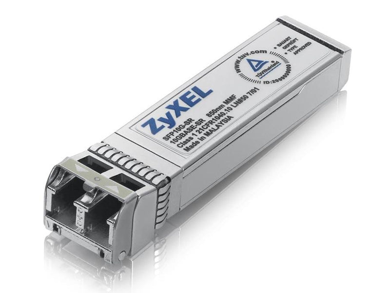 ZyXEL SFP10G-SR SFP+ Transceiver Duplex LC Multi Mode 850nm Up to 300M (1-Pack)
