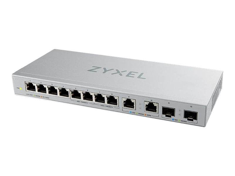 ZyXEL XGS1010-12 12-Port Unmanaged Multi-Gigabit Switch with 2-Port 2.5G and 2-Port 10G SFP+