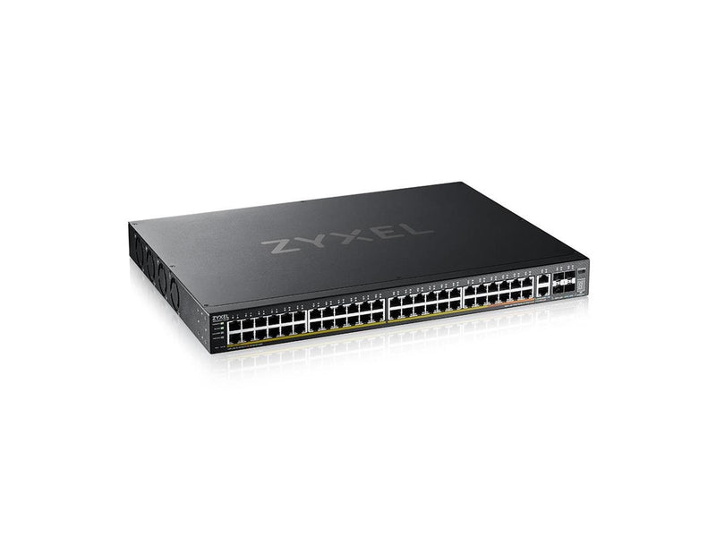 ZyXEL XGS2220-54HP 48-port GbE PoE L3 Access Switch with 6 10G Uplink (600W)