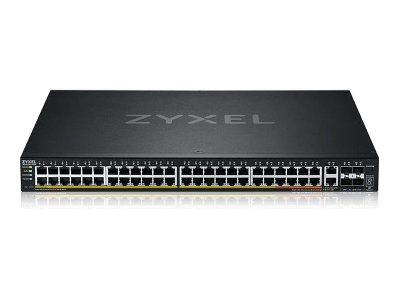 ZyXEL XGS2220 Series XGS2220-54FP - switch - L3 access NebulaFLEX Cloud 960 W - 48 ports - Managed - rack-mountable