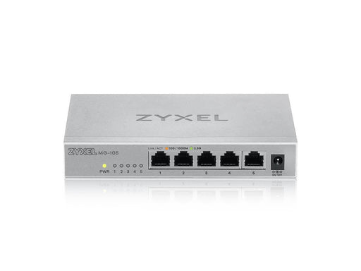 ZyXEL XMG-105 5-Port 2.5G Unmanaged Switch with 10G Uplink