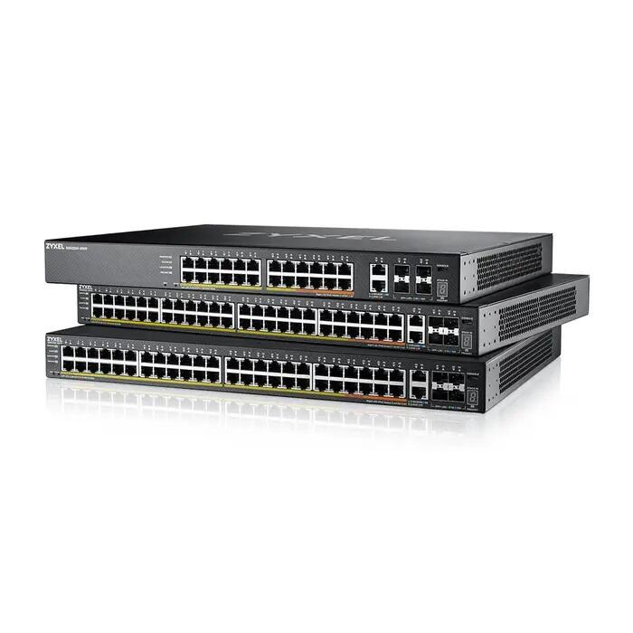 Zyxel Switch 54-Port 48x 1G RJ45 + 2x 10G RJ45 + 4x 10G SFP+ L3