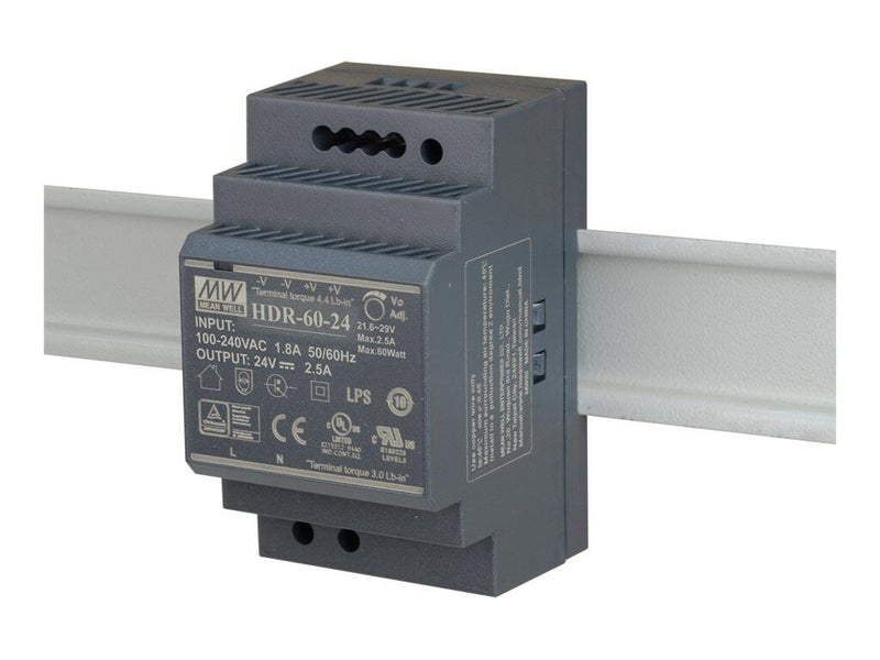 D-Link DIS-H60-24, 60W externes DIN Rail Industrial Netzteil (DIN-Schienenmontage möglich)