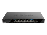 D-Link DGS-1520-28MP/E, 28-Port Smart Managed PoE+ Gigabit Stack Switch 4x 2.5 GE, 4x 10G