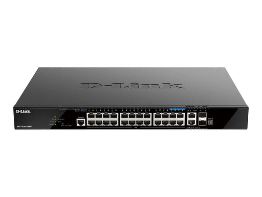 D-Link DGS-1520-28MP/E, 28-Port Smart Managed PoE+ Gigabit Stack Switch 4x 2.5 GE, 4x 10G