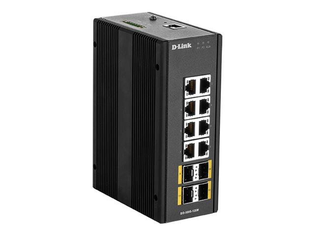 D-Link DIS-300G-12SW, 12 Port Layer2 Managed Gigabit Industrial Switch