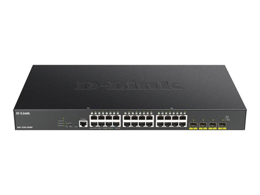 D-Link DGS-1250-28XMP/E, 28-Port Smart Managed PoE+ Gigabit Switch 4x 10G