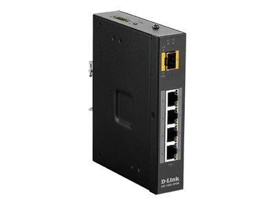 D-Link DIS-100G-5PSW, 5-Port Unmanaged Layer2 Gigabit PoE Industrial Switch