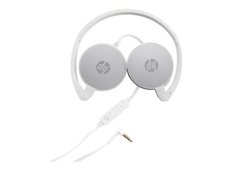 HP Stereo H2800 kabelgebundenes Headset weiß, silber