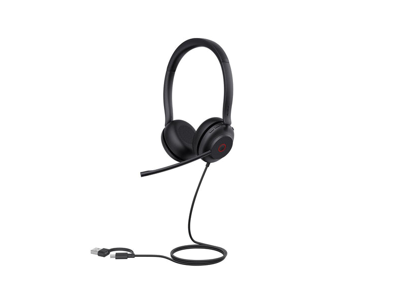 Yealink kabelgebundenes Headset UH35 Dual Teams USB-A/C