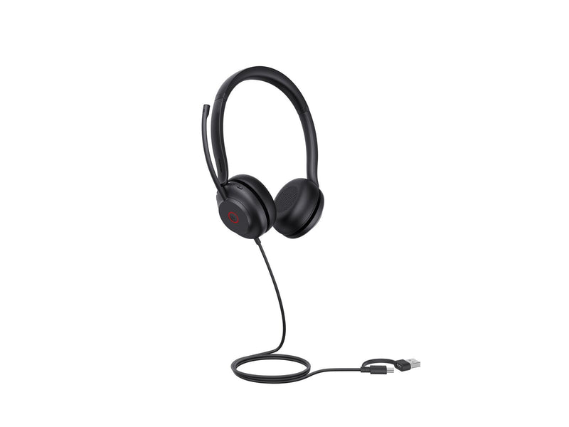 Yealink kabelgebundenes Headset UH35 Dual Teams USB-A/C