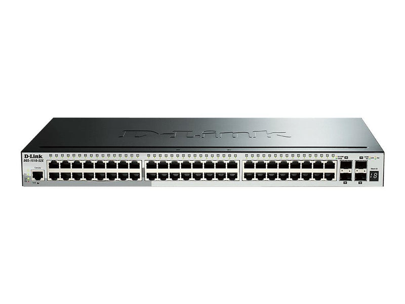 D-Link DGS-1510-52X/E, 52-Port Smart Managed Gigabit Stack Switch 4x 10G