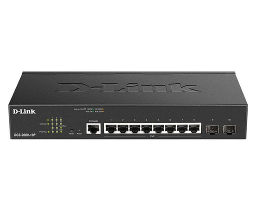 D-Link DGS-2000-10P,10-Port Gigabit PoE Managed Switch