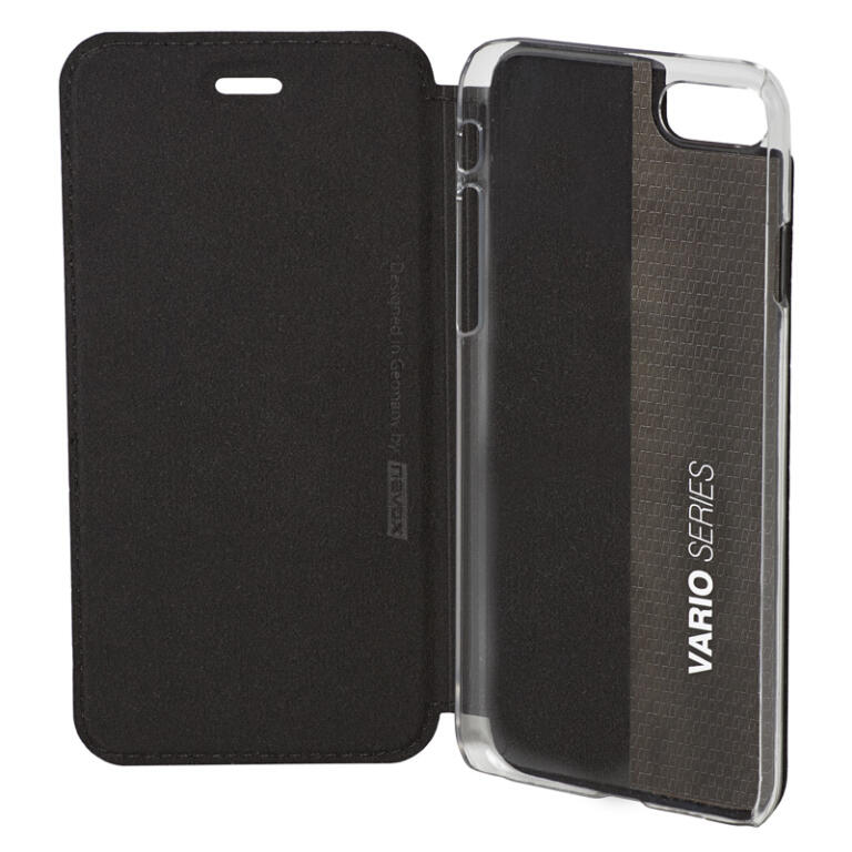Nevox Vario Series Bookcase für das Apple iPhone SE 2022/2020/8/7 - Basaltgrau