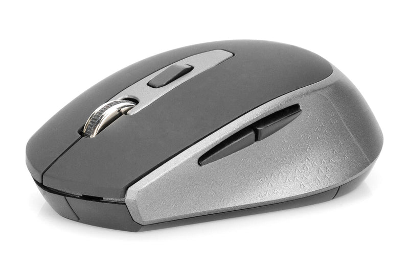 Digitus kabellose Maus, Schwarz/Grau