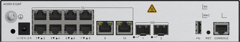 Huawei eKit Wireless Access Controller AC650-512AP 10x 1GbE RJ45 + 2x 10GbE SFP+