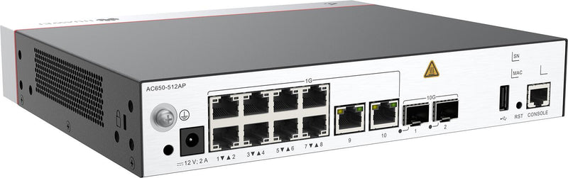 Huawei eKit Wireless Access Controller AC650-512AP 10x 1GbE RJ45 + 2x 10GbE SFP+
