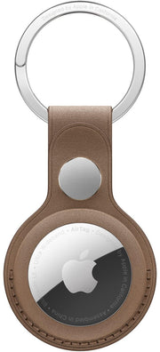 Apple Air Tag Anhänger Feingewebe taupe