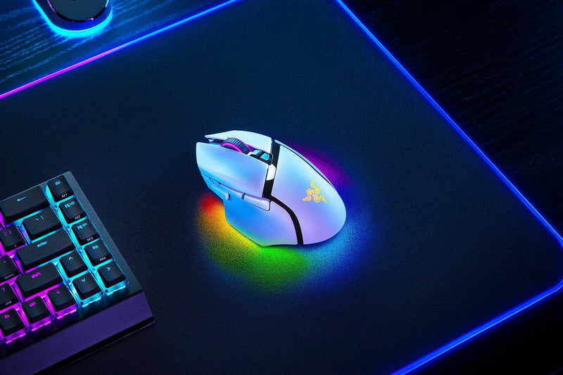 Razer Basilisk V3 Pro 35K RGB-Gaming-Maus, weiß