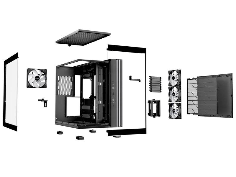 be quiet! LIGHT BASE 600 LX Black - Gehäuse - Miditower - Schwarz