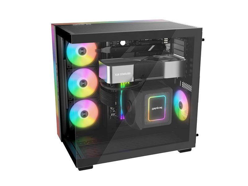 be quiet! LIGHT BASE 600 LX Black - Gehäuse - Miditower - Schwarz