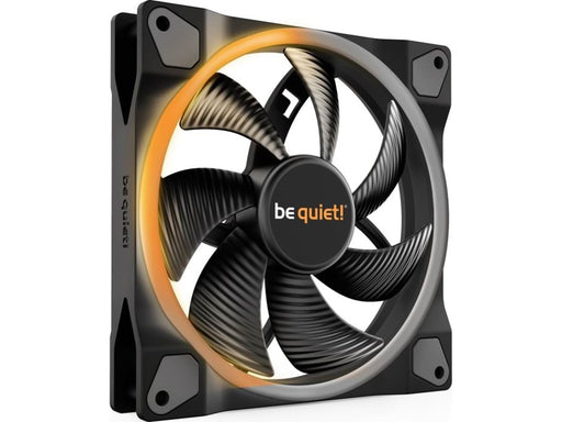 be quiet! LIGHT WINGS 140mm PWM - Gehäuselüfter - 140mm - Schwarz mit RGB LED - 23 dBA